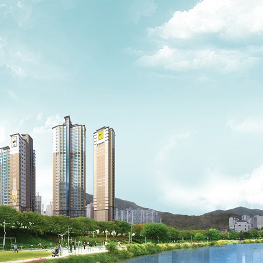 거제동 일동미라주 리버아파트 신축공사